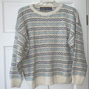 Vintage Tide Water Brand Womens Sweater Made in Ireland